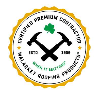 Certified Premium Contractor Badge Malarkey